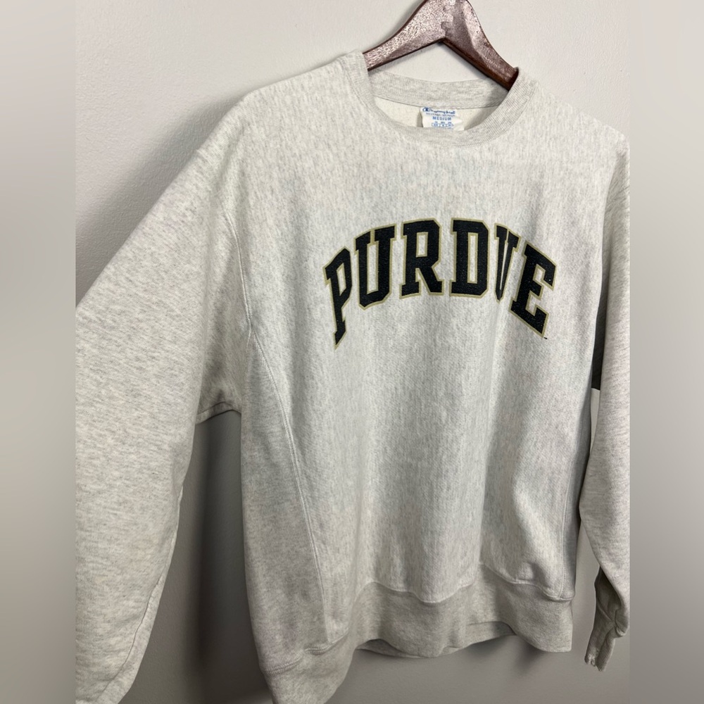 Vintage Champion Purdue Reverse Weave Sweatshirt – Size M - Picture 4 of 12